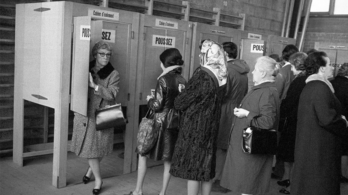 50 ans de vote pour les femmes
