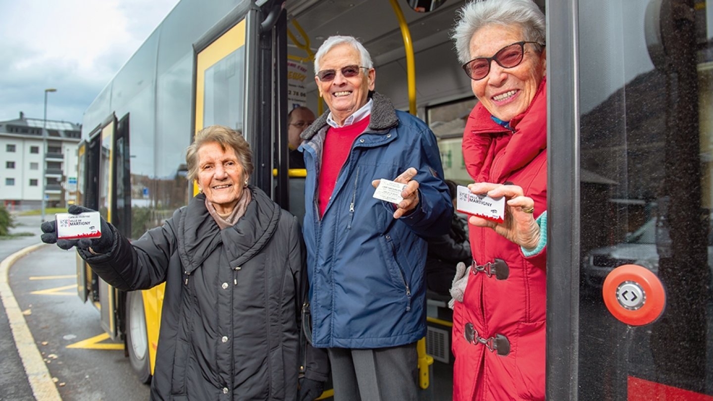 Bus gratuits pour les seniors à Martigny. A qui le tour ?
