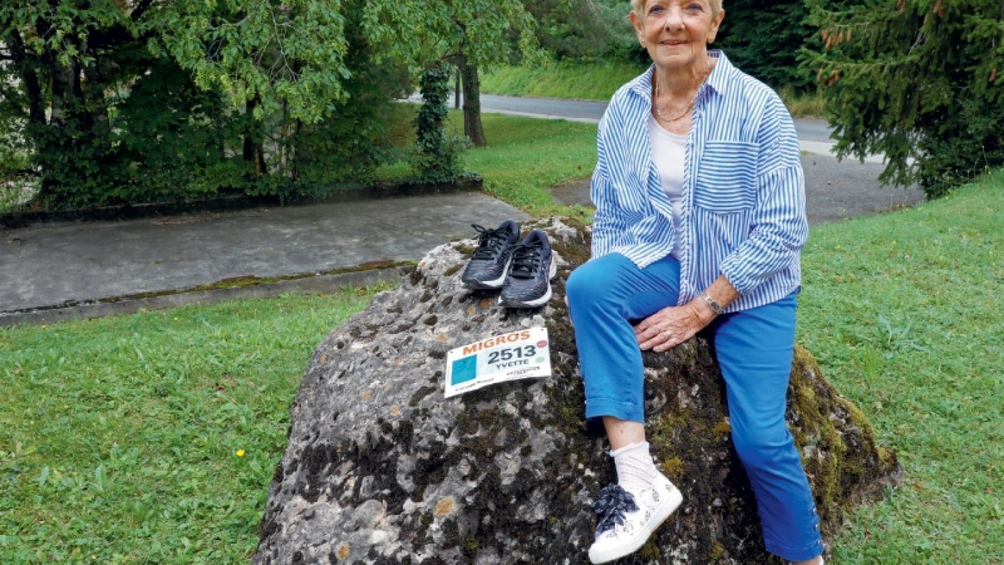 Yvette Schopfer, marathonienne à 84 ans !