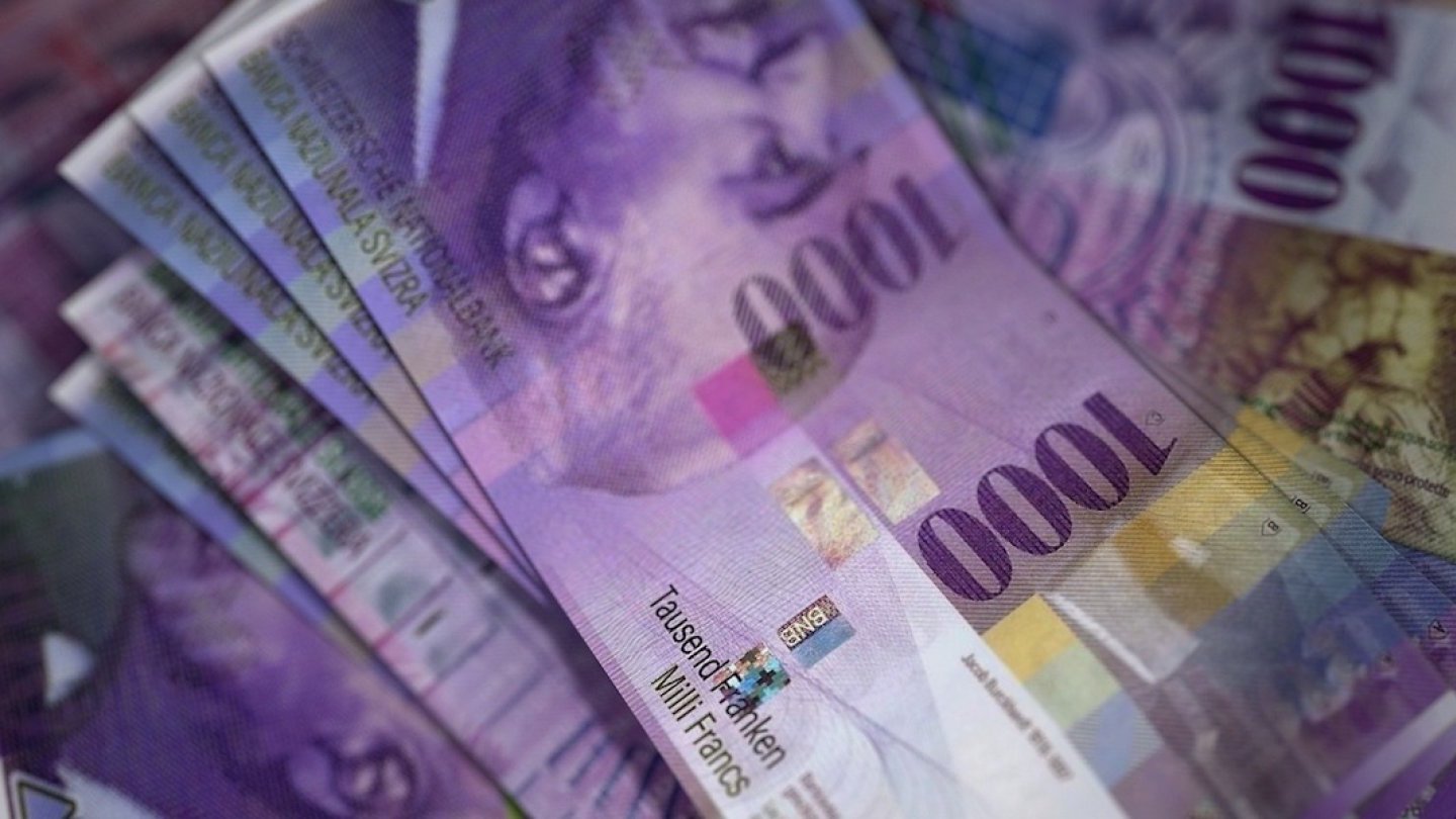 billets de 1000 francs suisses
