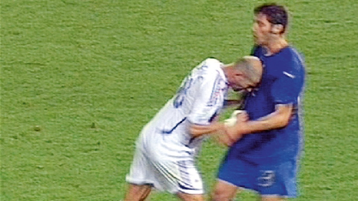 Zidane, triche au foot