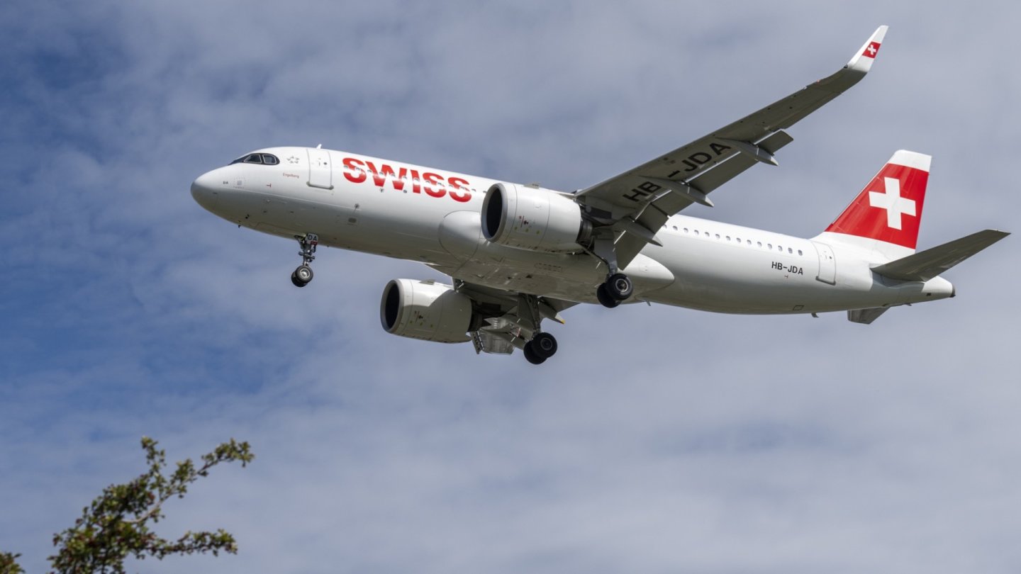 compagnie Swiss avion panne Airbus A320